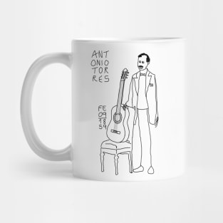 Antonio Torres and the guitar FE09 of 1859 by 9JD Mug